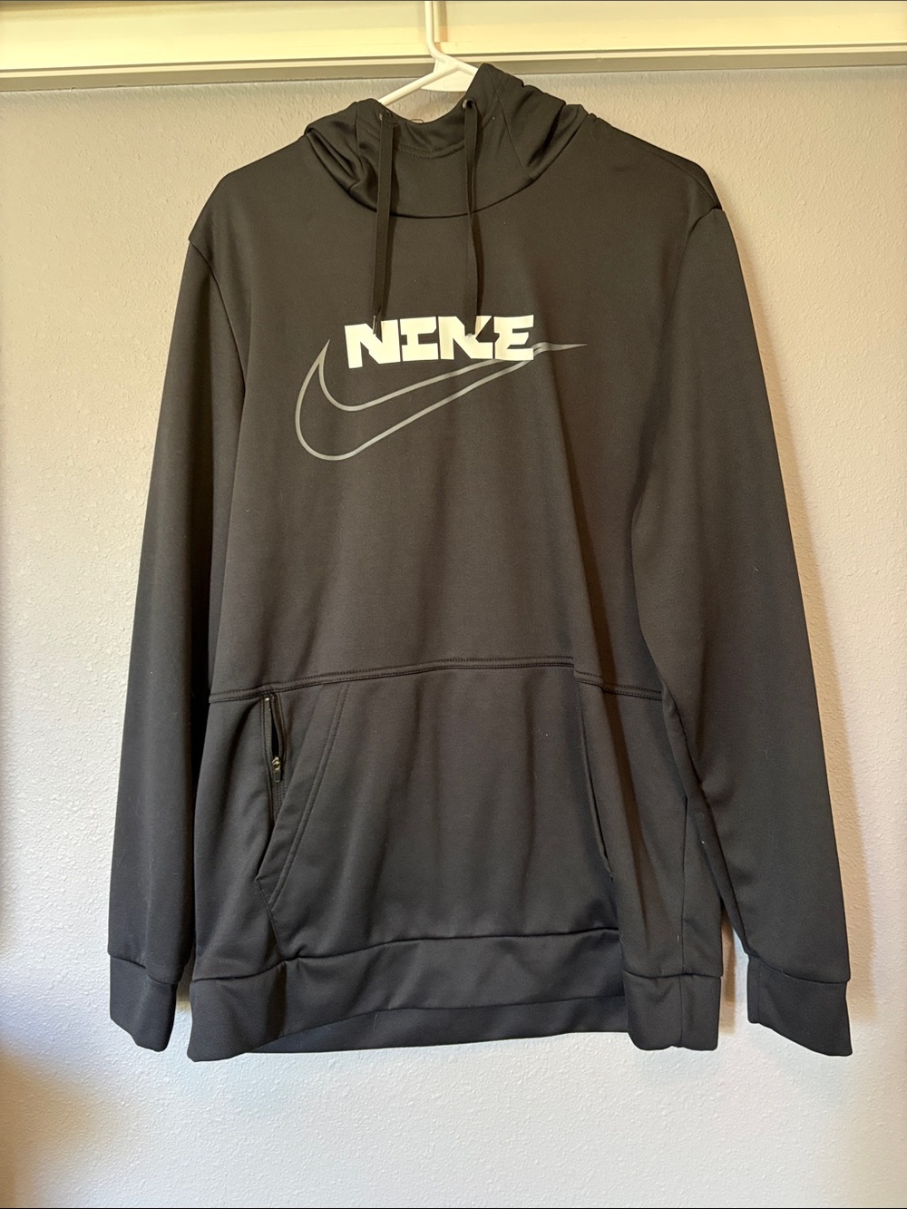 Nike Black Therma-Fit Hoodie with White Tag